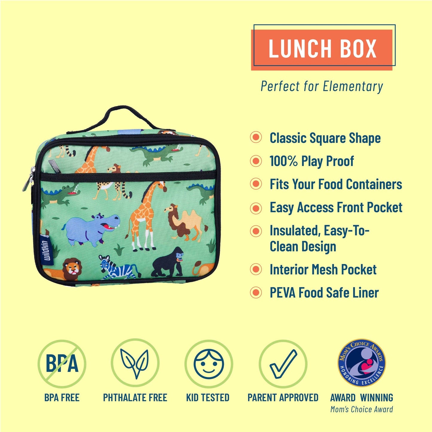 Wild Animals Lunch Box