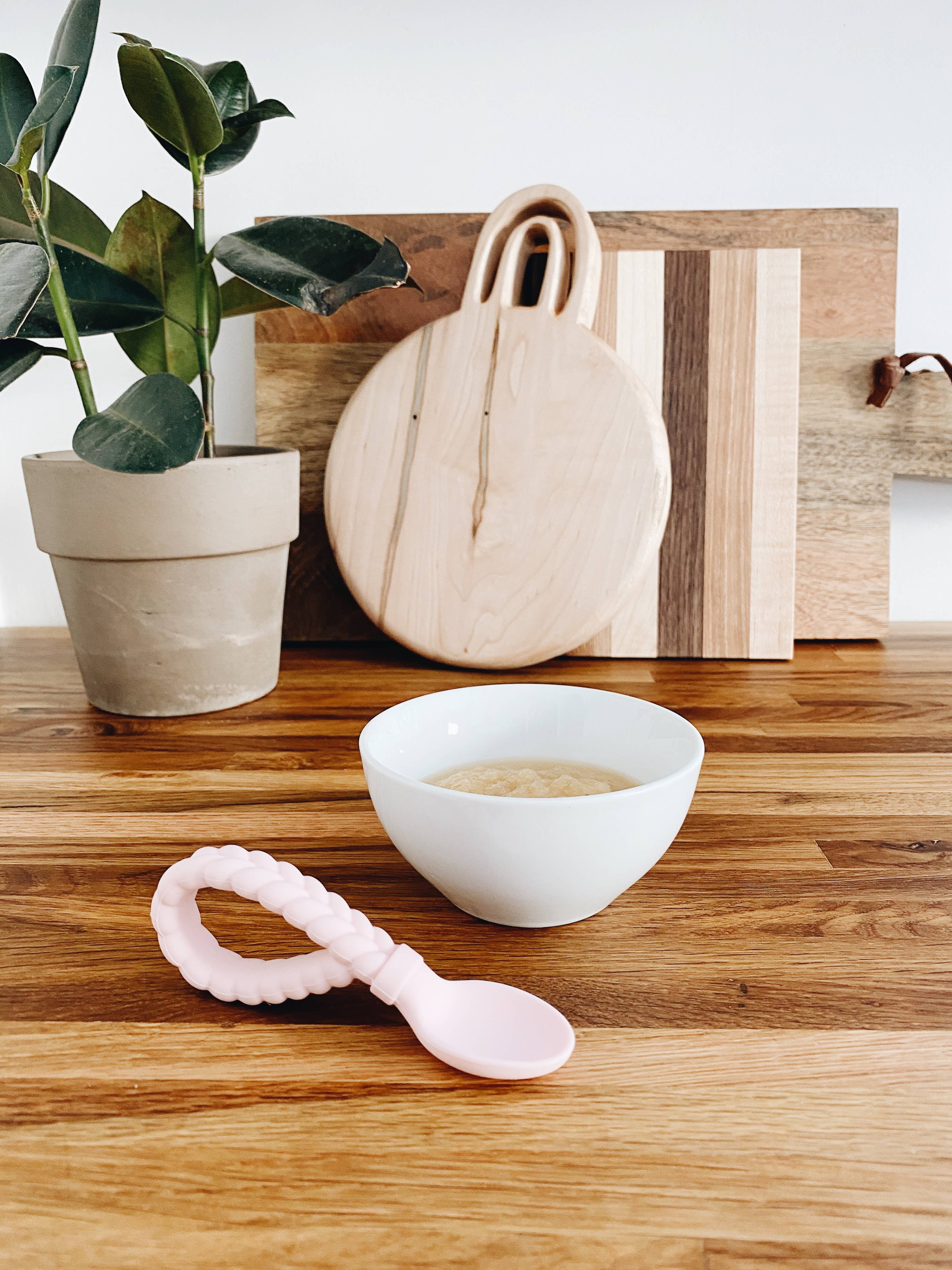 Sweetie Spoons™ Spoon + Fork Set: Pink