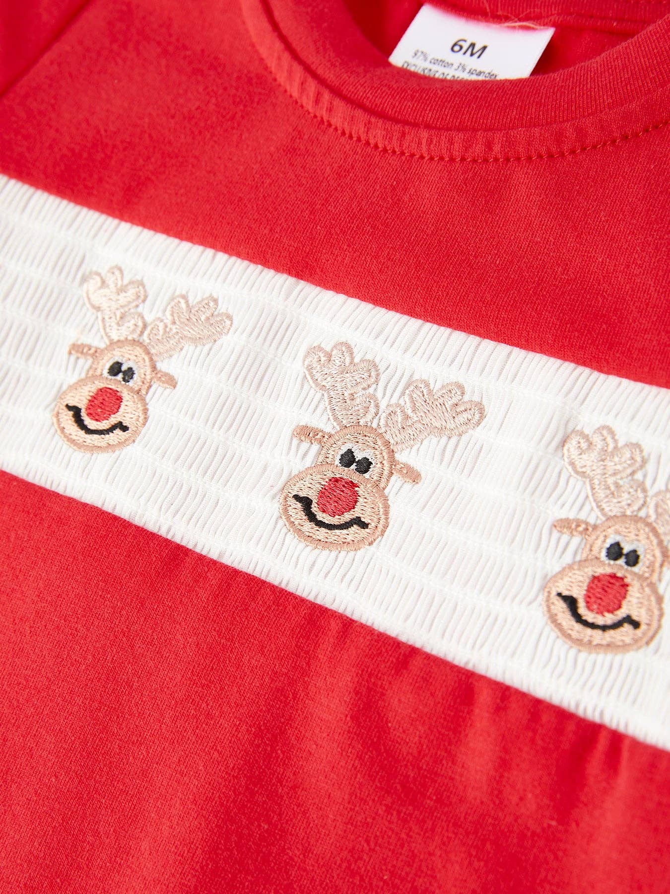 Reindeer Smocked Romper