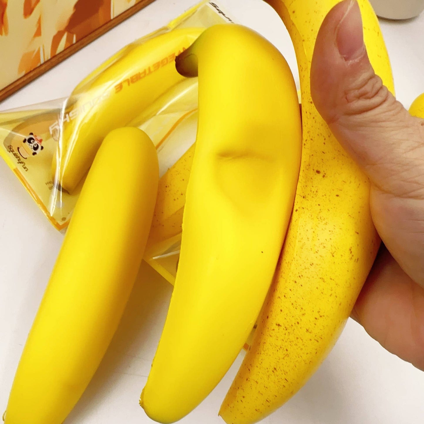 Banana Squishy Squeeze Toy Fidget Toy: Green