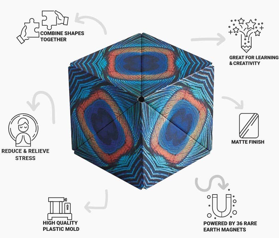 Shashibo Wings Magnetic Puzzle Cube STEM STEAM MESH