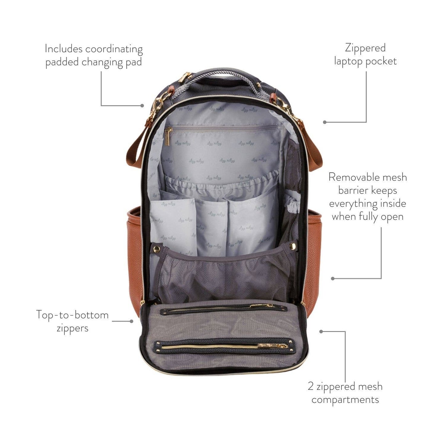 Leopard Boss Plus™ Backpack Diaper Bag