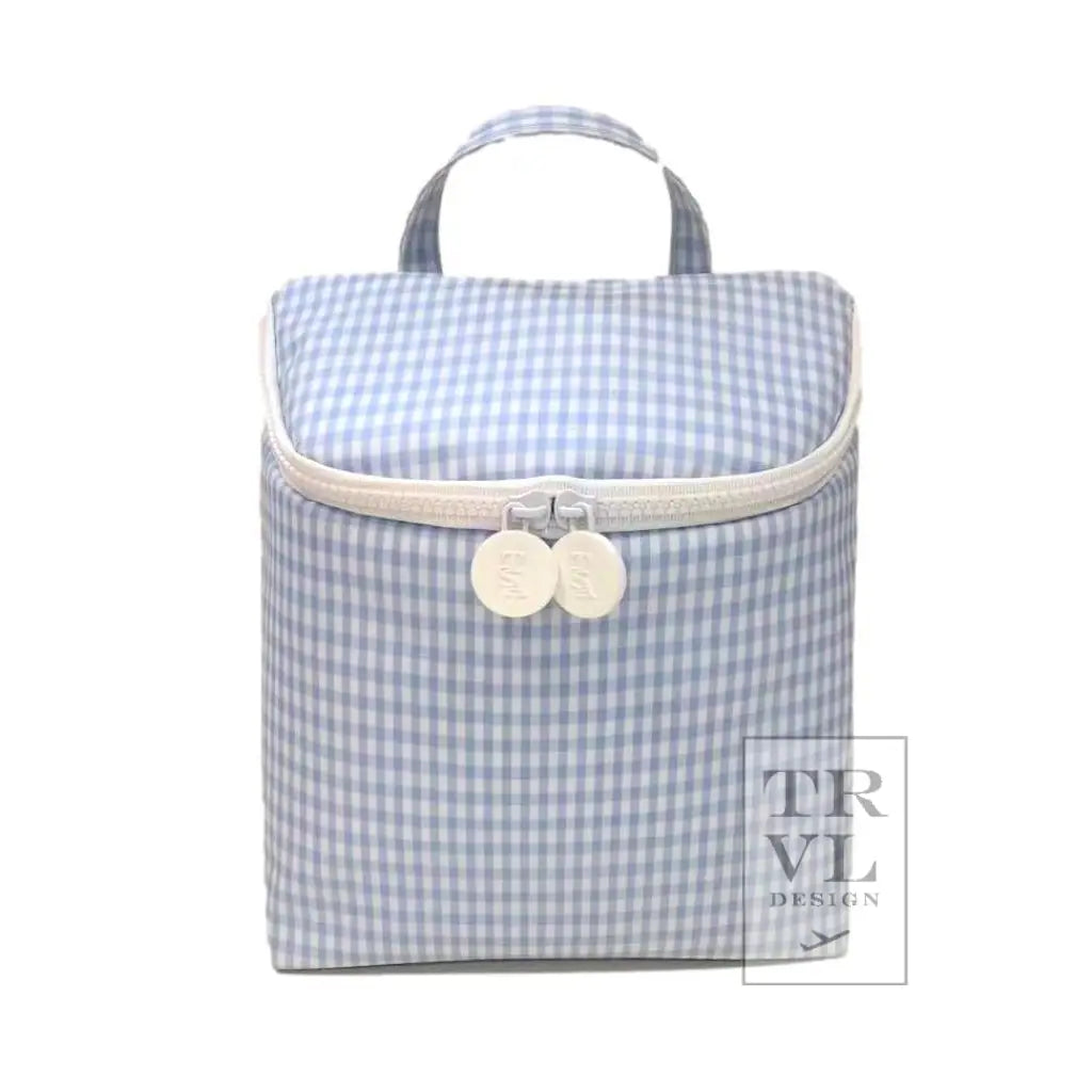 Take Away Lunch Bag-Gingham Sky