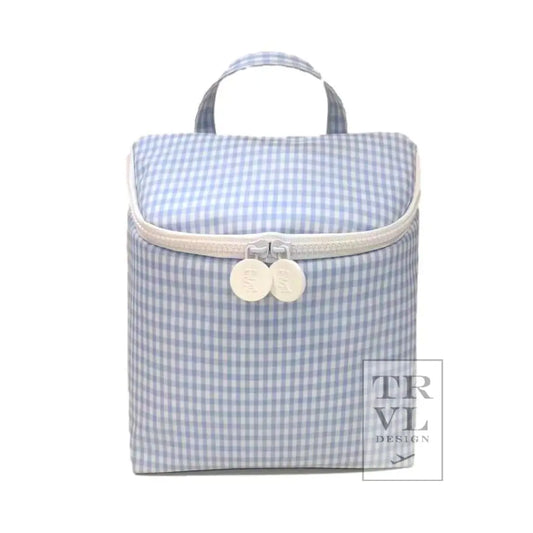 Take Away Lunch Bag-Gingham Sky