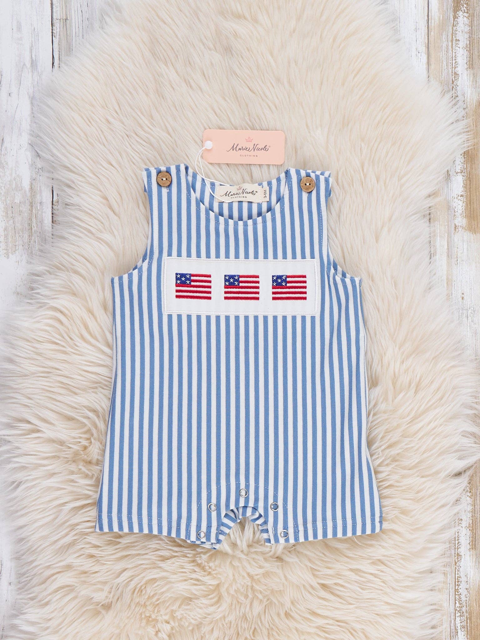 Stripes of Freedom Romper
