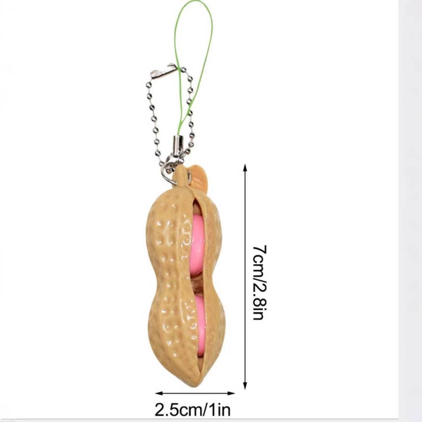 Soft PU Realistic Peanut Squeeze Toy: Peanut