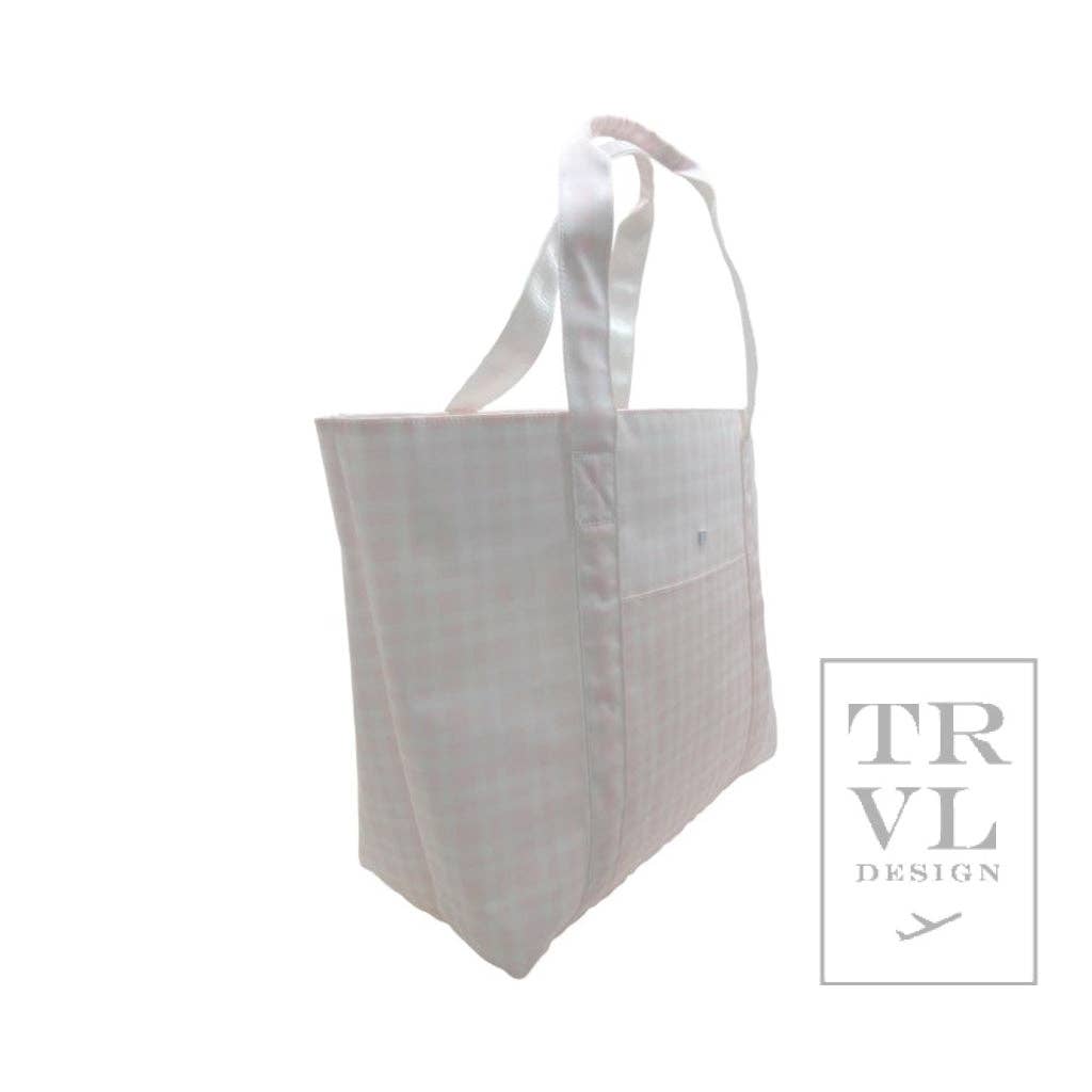 Jumbo Tote - X-large Tote Pimlico Plaid Pink *New!: Pimlico Plaid Pink