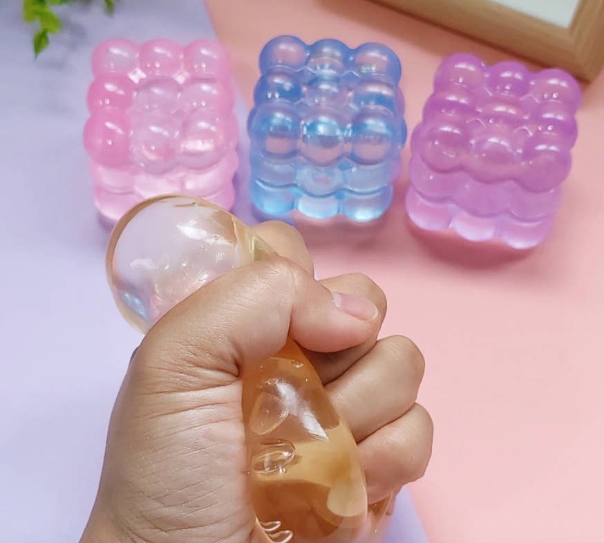 Magic cube candle shape Squishy Squeeze Toy Fidget Toy: Random delivery