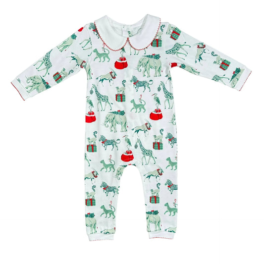 Christmas Safari Boy Playsuit