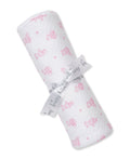 Jacquard Pink Teddy Blanket