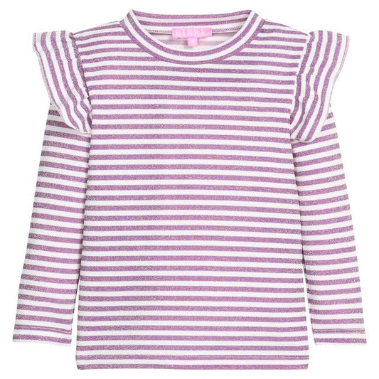 Sadie Top-Sugarplum Stripe