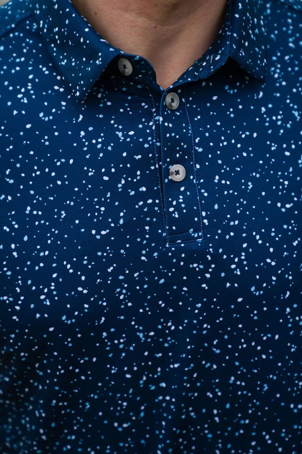 Pef Polo-Navy Speck