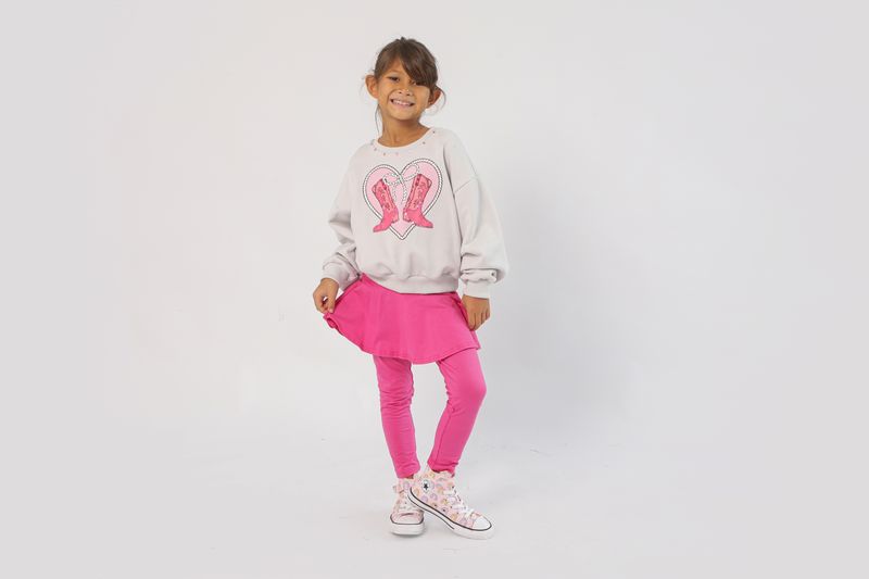Heart Boots Sweatshirt