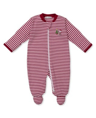 Striped Christmas Footie