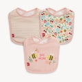 Honey Blossom bib 3 pack