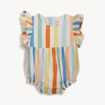 Multi Stripe Woven Tassle Bubble