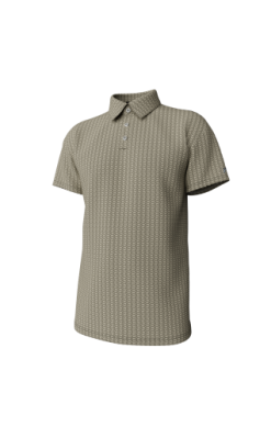 Heritage Print Perf Polo