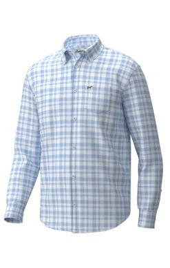Youth Hadley Luxe Lite Button Down- Bermuda Plaid