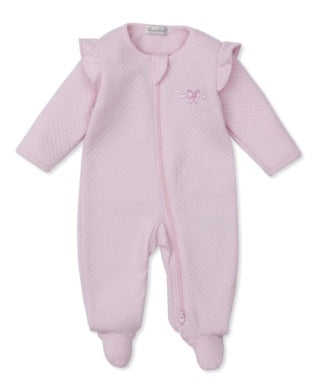 Billowy Bows Jacquard Footie