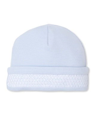 Smocked Baby Hat-Blue