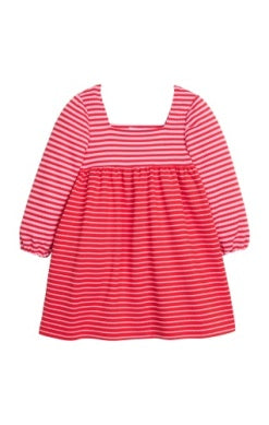 Cora Dress Pique Stripe