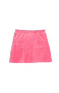 Pink Faux Suede Skort