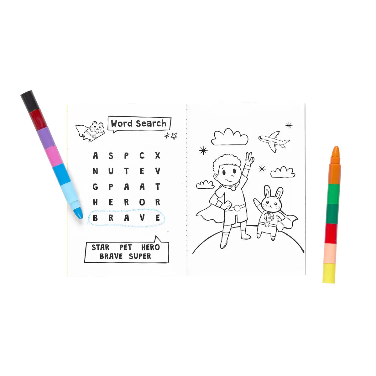 Mini Traveler Coloring + Activity Kit