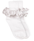 Misty Ruffle Turn Cuff Socks