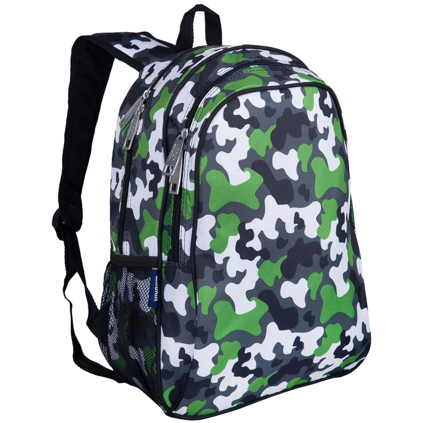 Green Camo Backpack 15in