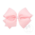 King Moonstitch Bow--Light Pink/White