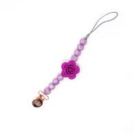 Flower Pacifier/Toy Clip