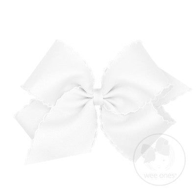 King Moonstitch Bow- White