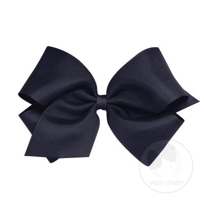 KING Grosgrain Basic Bow-(6 1/4" x 5")