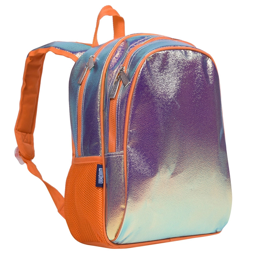 Orange Shimmer Backpack 15in