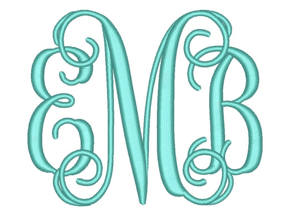 1 or 3 letter monograms
